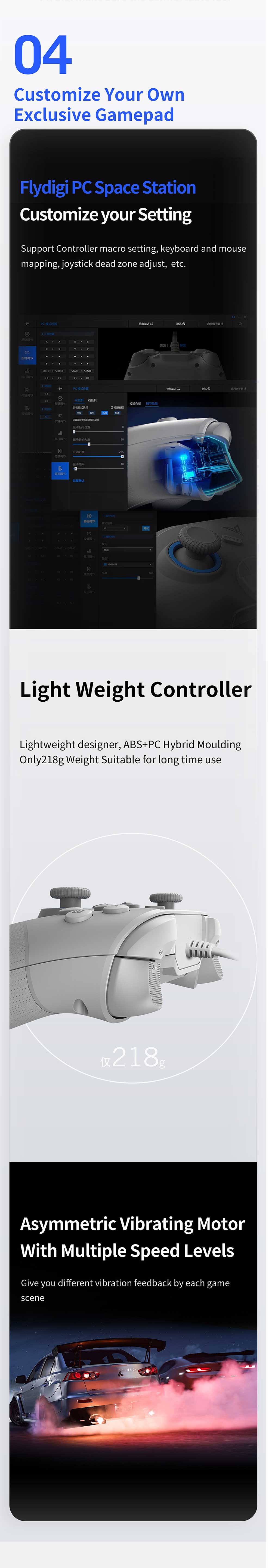 FlydigiWiredGameControllerwithHallLinearTriggerBackButtonsJoystickGamepadforPCSwitchTVPhone-1981821-2