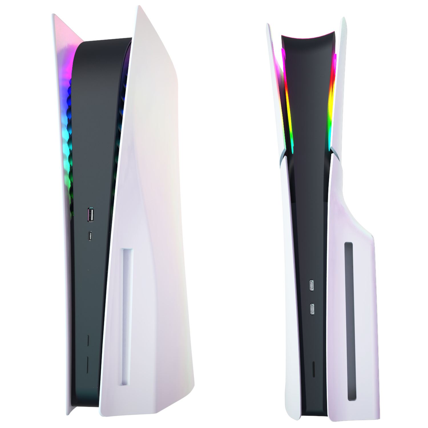 forPS5SlimHostRGBLEDLightStripKitAmbientDecorationAccessoriesAPPUSBRemote3MethodsControlDIYDecorativ-2012752-2