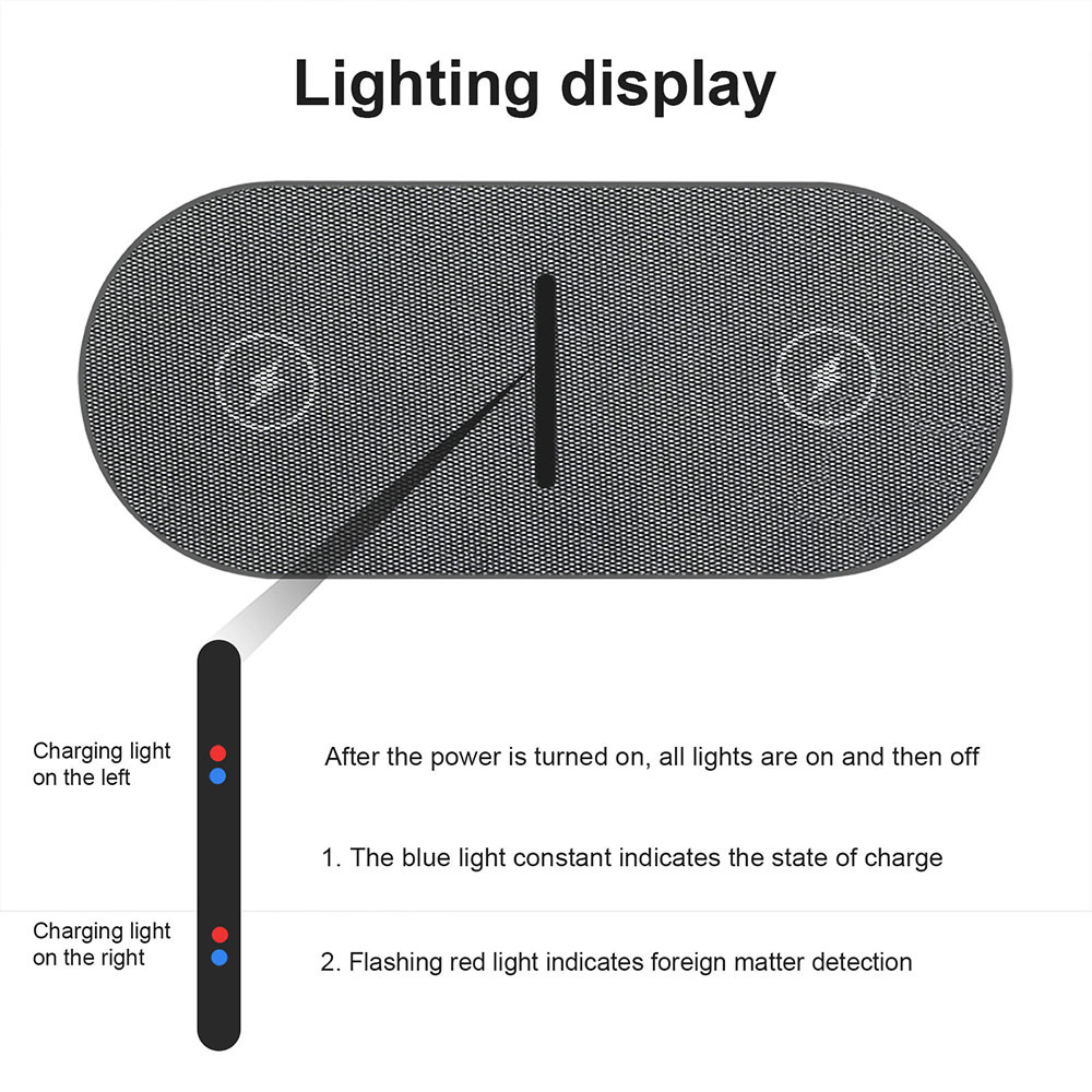 FDGAO20W15W10W75W5WWirelessChargerFastWirelessChargingPadforQi-enabledSmartPhonesforiPhone12131414Pr-1996996-9