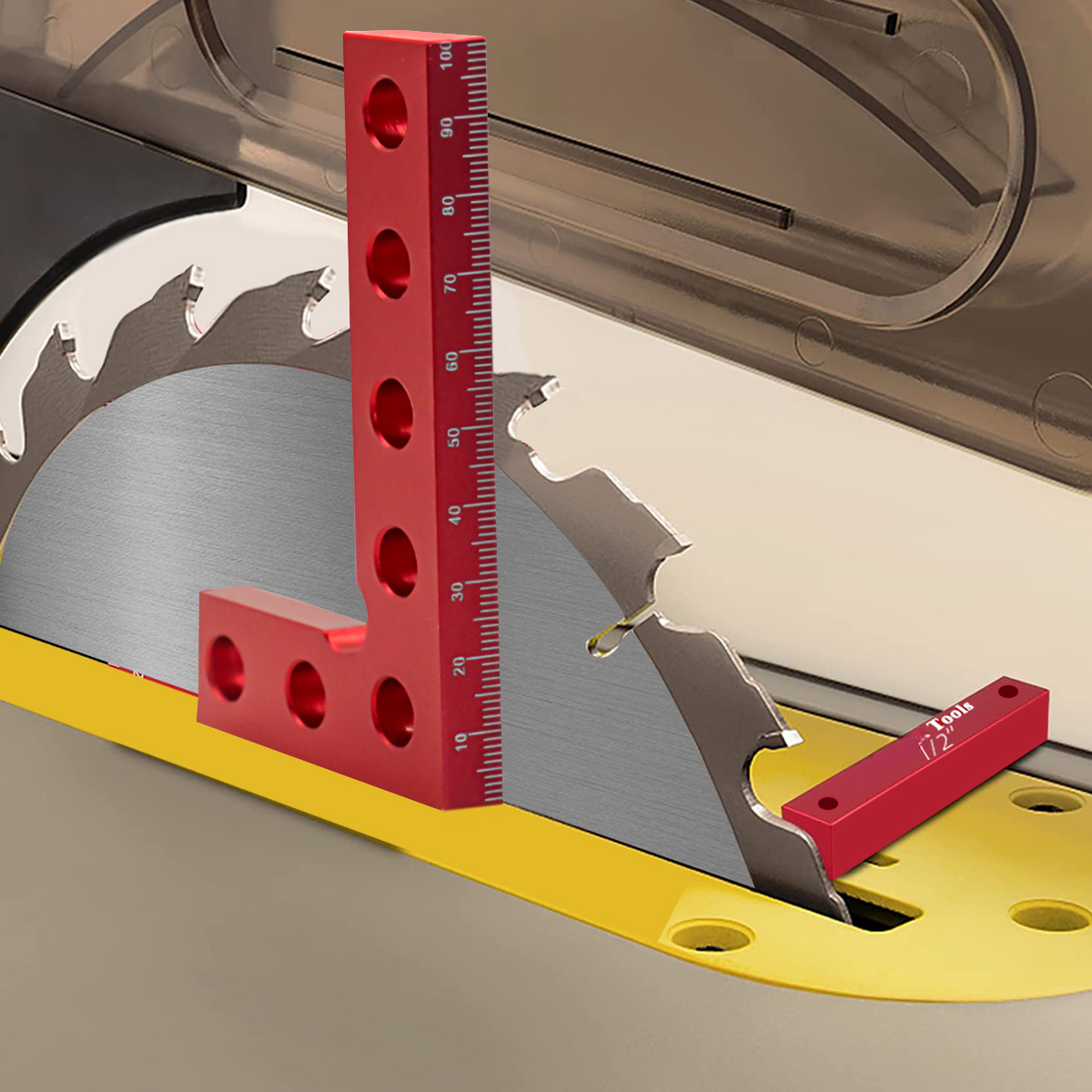 100mm90DegreeCarpenterSquareLSquareRightAngleRulerAluminumPocketRulerWoodworkingMeasuringTool-1991913-2