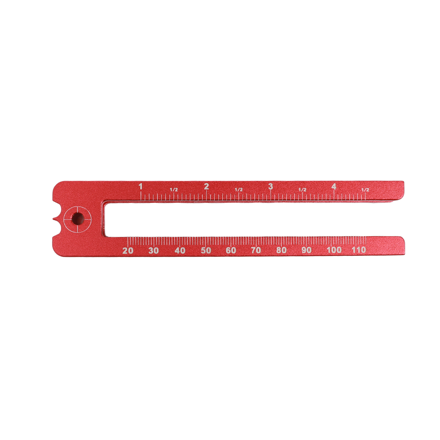 110MM45INCHAdjustableWoodworkingCompassesAluminumAlloyRedColorForScribingandDrawing-1994862-7
