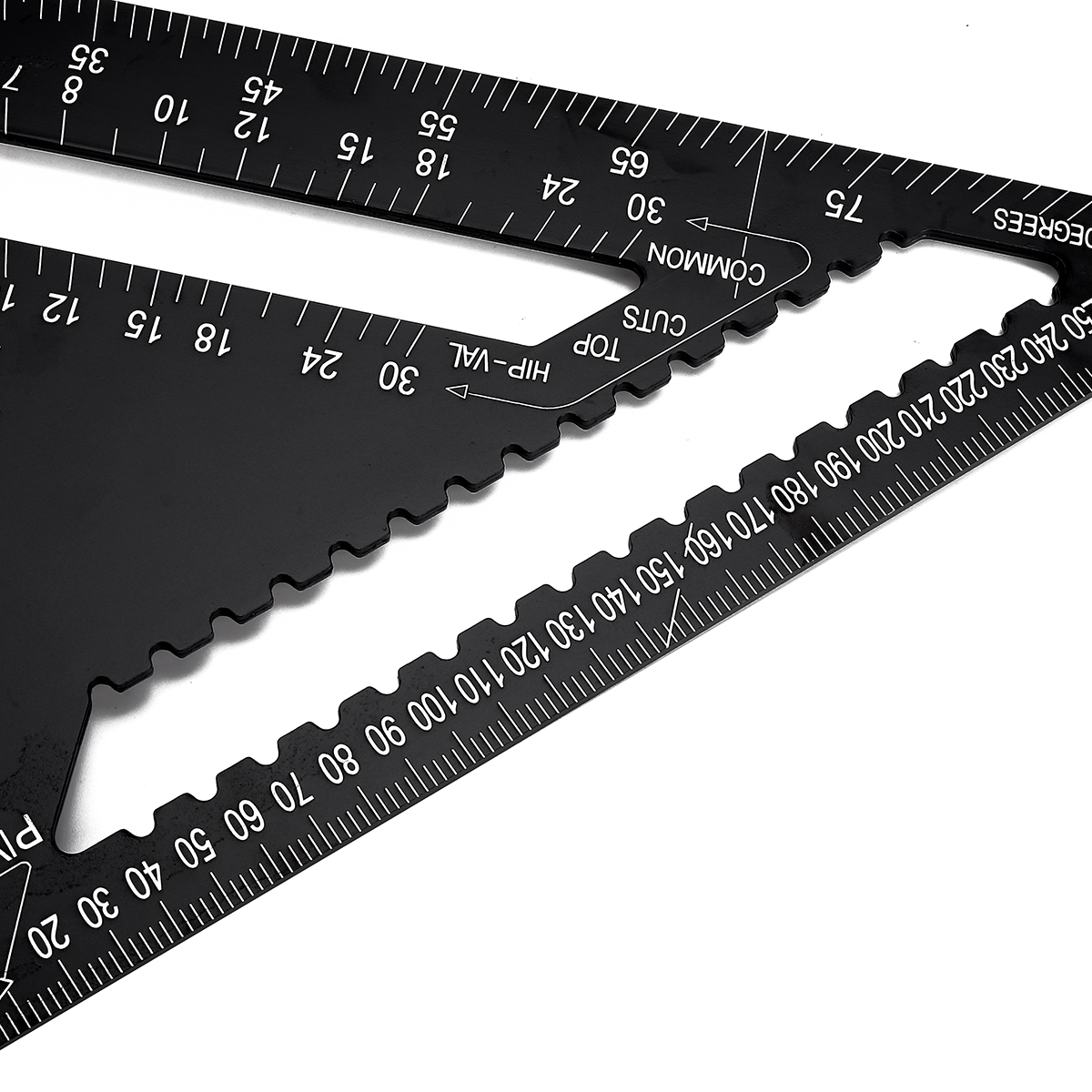 12-inchAluminumAlloyTriangleRulerwithProtractorScriberandSawtoothGuideMultifunctionalTool-1994744-11