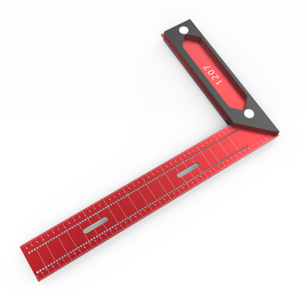 12Inch16InchWoodworkingSquareAluminumFramingMitreSquareRulerforLevelingandMeasuringRafterRuler-1987434-9