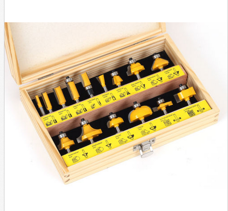 15pcs14InchShankRouterBitsSetCarbideTrimmingMachineToolSetforwoodworking-1807482-8