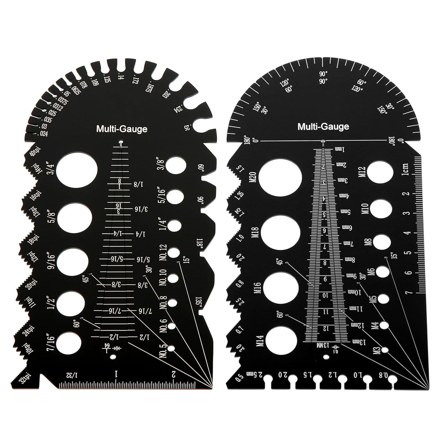 2PCSAluminumAlloyMetricImperialNutandBoltThreadCheckerBoltSizeandThreadIdentifierGauge-2009066-1