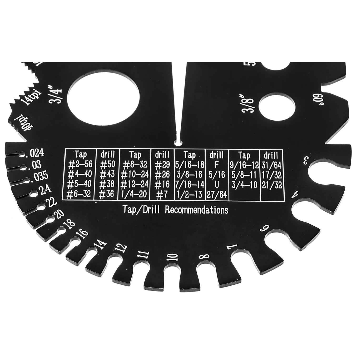 2PCSAluminumAlloyMetricImperialNutandBoltThreadCheckerBoltSizeandThreadIdentifierGauge-2009066-6