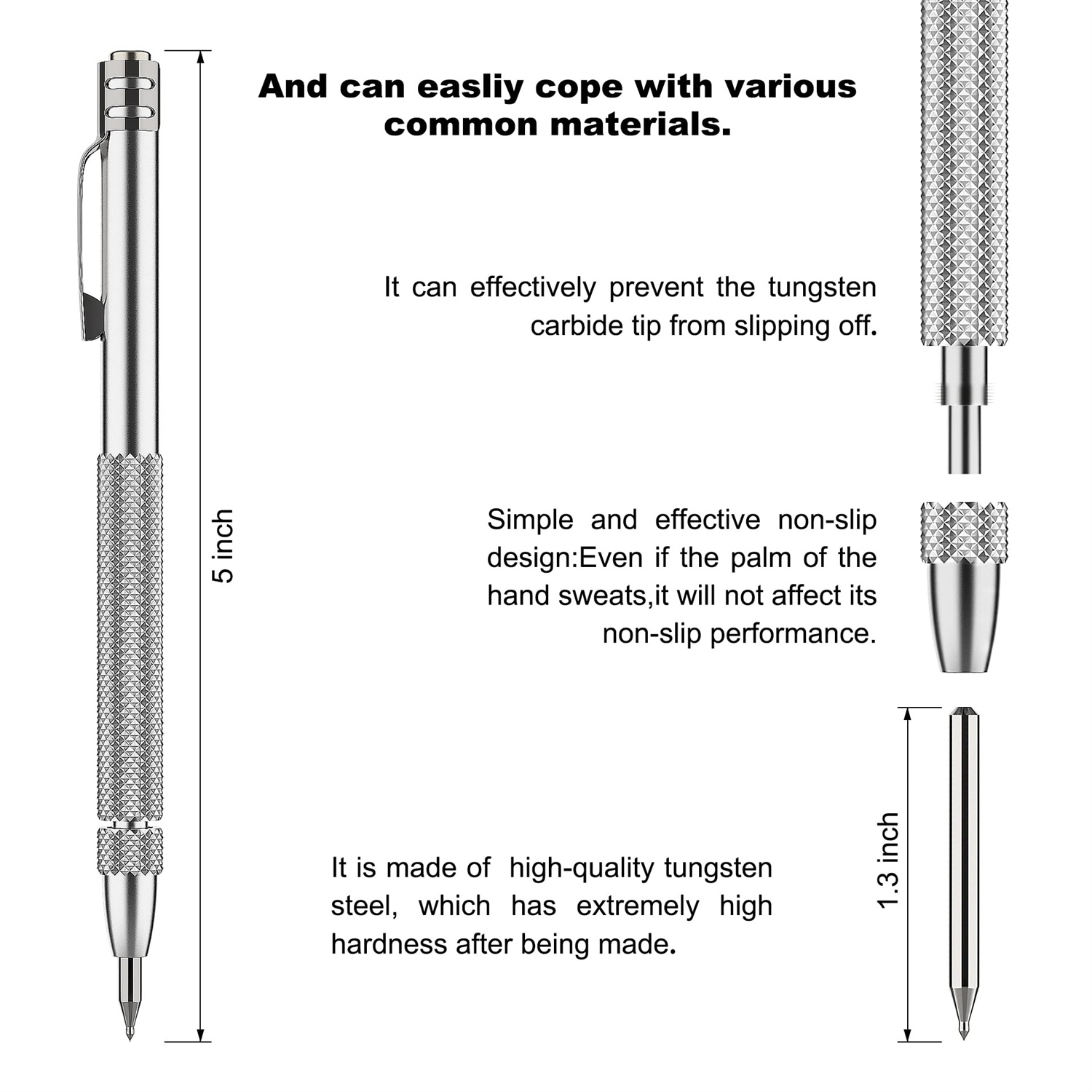 2PCSTungstenCarbideScriberwithMagnetEngravingPenswith10ReplacementMarkingTipsforGlassCeramicsMetalSh-2009192-6