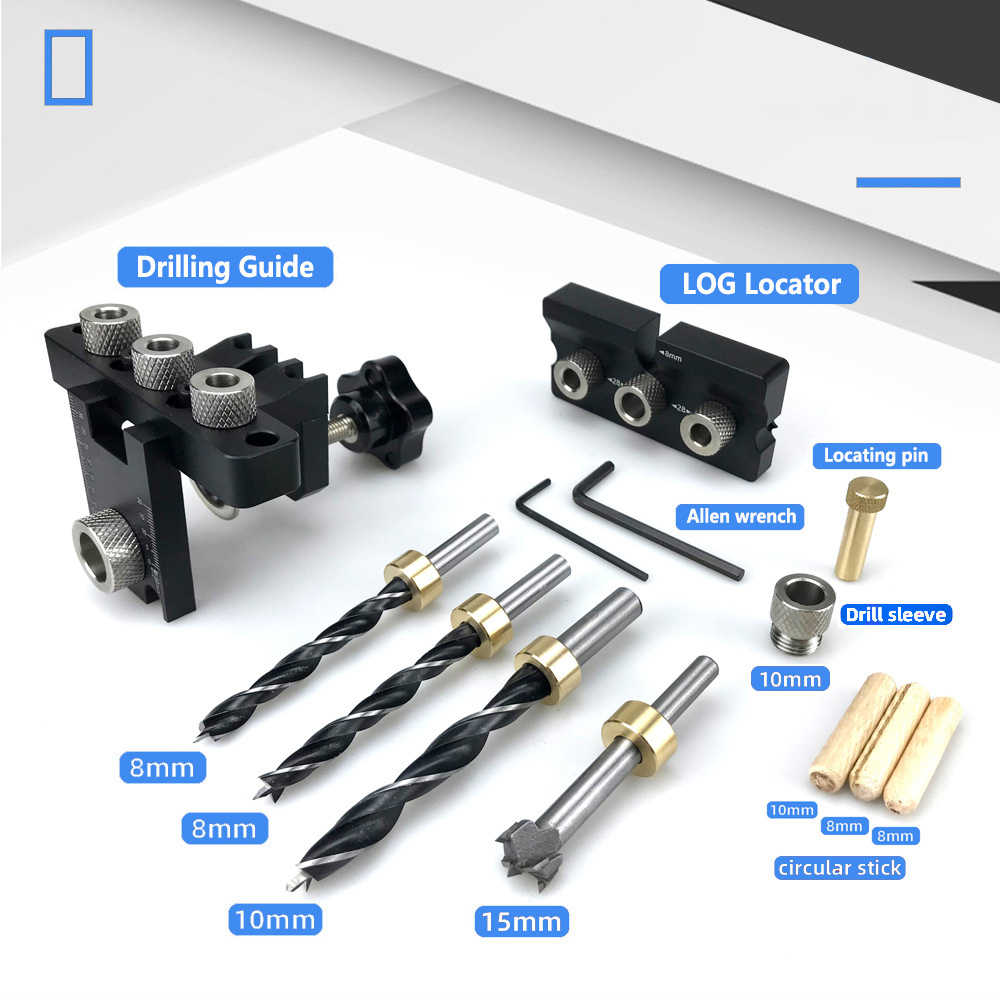 3-in-1PrecisionJigDowelCamJigDowellingJigMasterKitWoodHoleDrillingGuideWoodworkingPositionforDIYWood-1991348-10