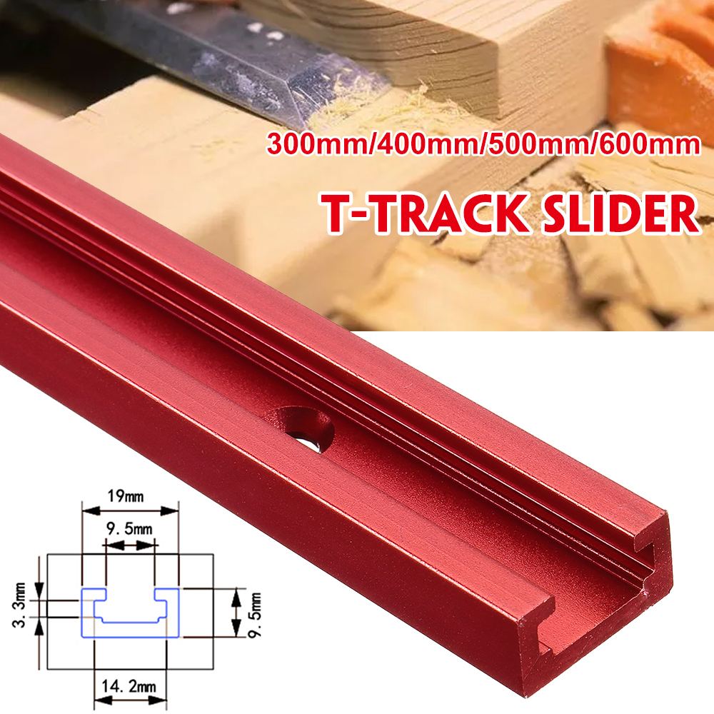 300400500600mmAluminumAlloyMiterSlotT-slotRailDIYWoodworkingTool-1716336-5