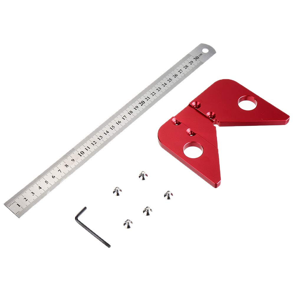 30cmCenterWoodworkingRuler45DegreesAngleLineCaliberMarkingRulerWoodMeasuringScribeTool-1994423-8