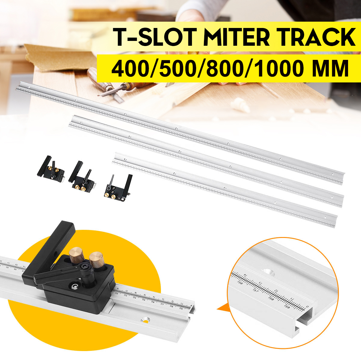 400-800mmAluminumAlloyT-trackMiterTrackWoodworkingT-slotTrackMiterTrackStopTool-1950569-2