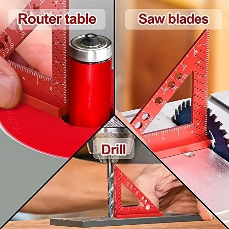 4InchRedAluminumAlloyTriangleRulerHighPrecisionforWoodworkingCarpentryMarkingGaugeAngles90DegreeMeas-1999580-6