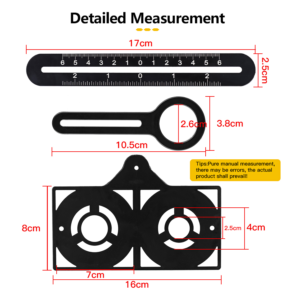 6912FoldAluminiumAlloyAngleRulerFinderMeasuringRulerPerforatedMoldTemplateToolLocatorDrillGuideTileH-1980721-1