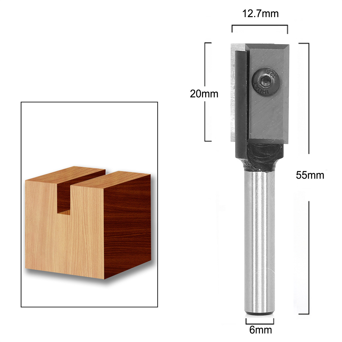 6mm14InchShankCarbideInsertFlushTrimRouterBitWoodworkingMillingTrimmingKnifeEdgeMillingCutterforSmoo-2005889-4