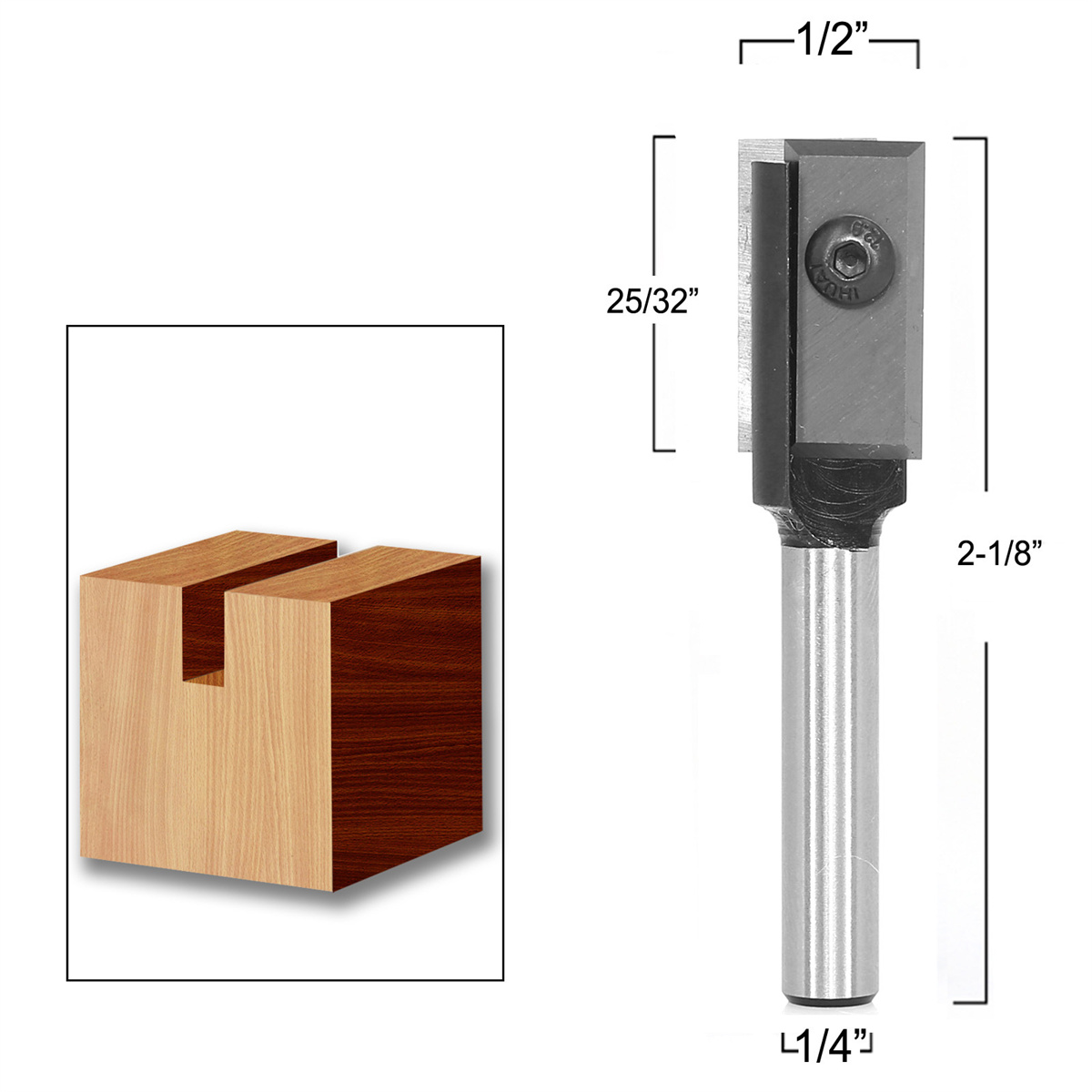 6mm14InchShankCarbideInsertFlushTrimRouterBitWoodworkingMillingTrimmingKnifeEdgeMillingCutterforSmoo-2005889-5