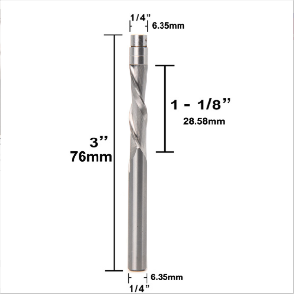 6mm14InchShankMillingCutterSolidCarbide-TippedCutterEndMillCNCRouterBitWoodworkingTool-1999799-3