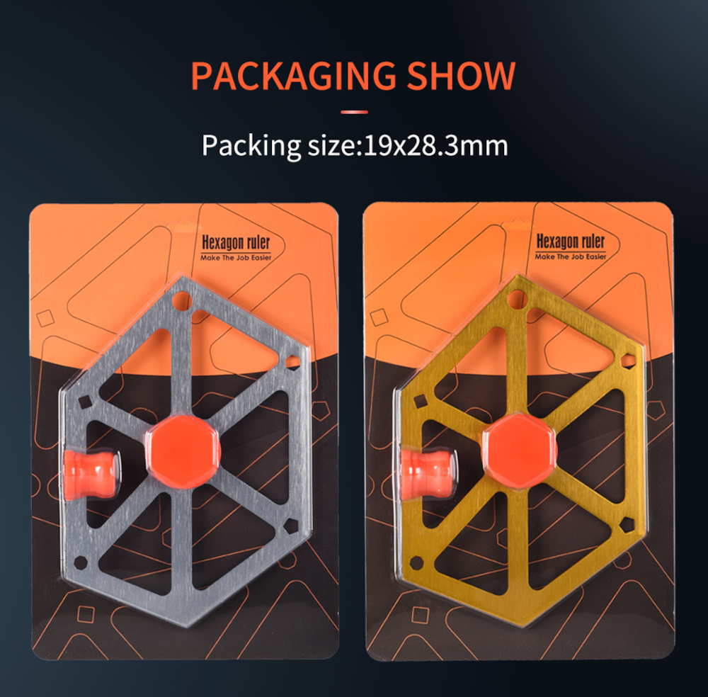 AluminumAlloyHexagonRulerforTableSawMulti-angleMeasuringToolSawAngleFinderGaugeProtractorInclinomete-1776710-15