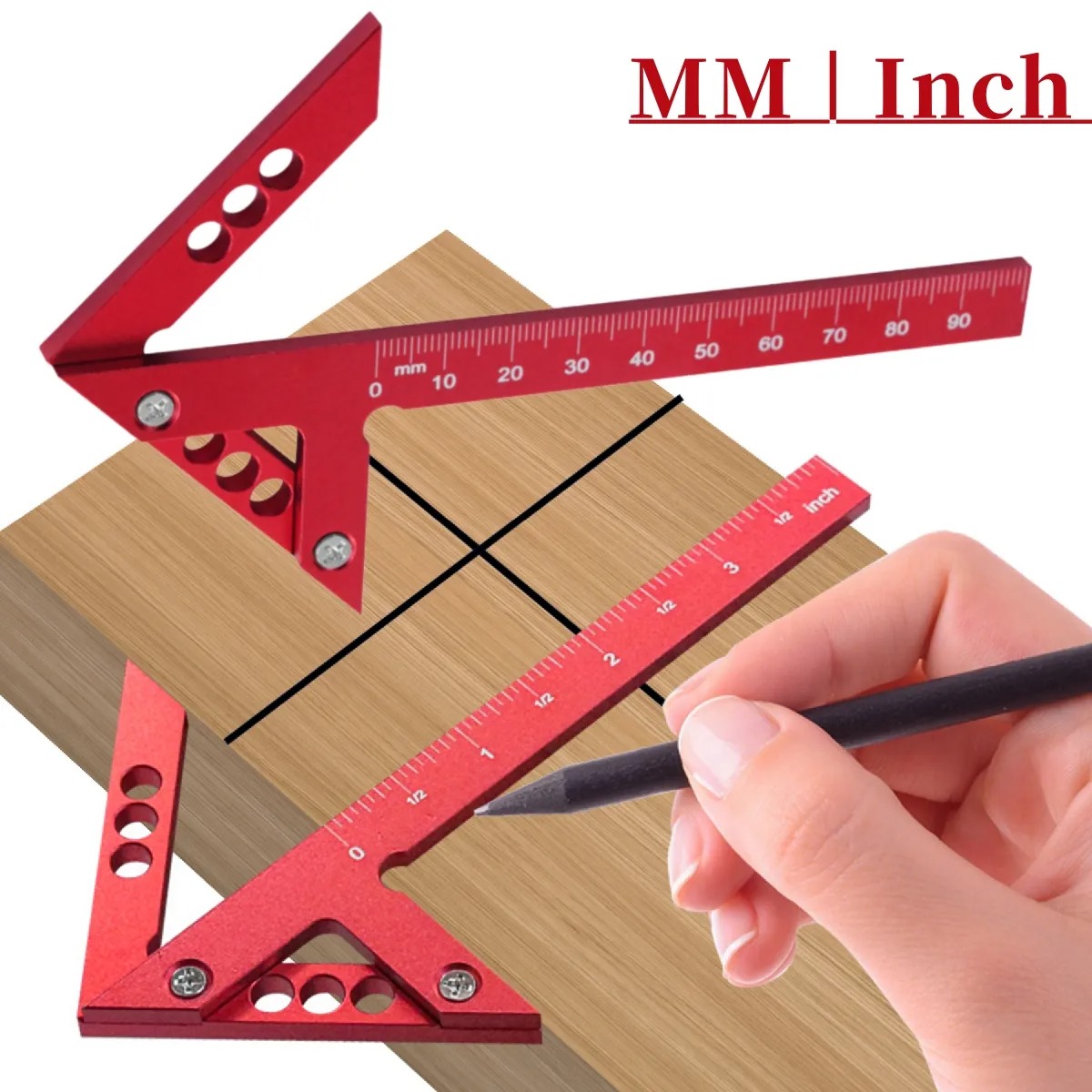 AluminumCenterFinderWoodworkingSquare4590DegreeMetricImperialRightAngleLineGaugeDurableScribeCarpent-2000636-1