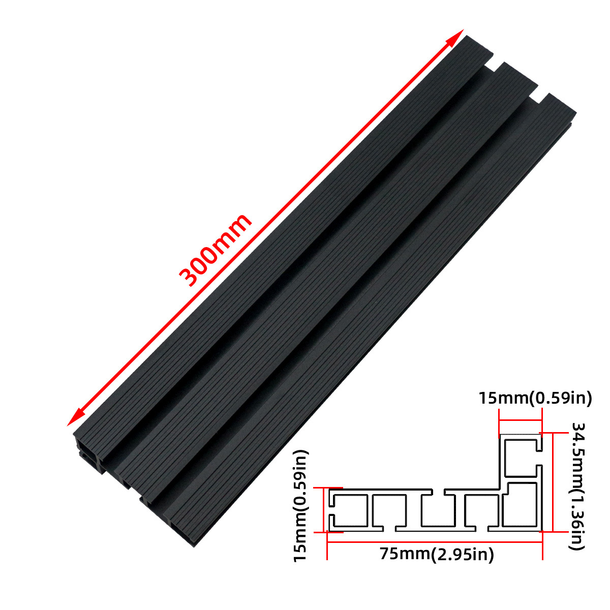 AluminumMultiT-TrackFenceWoodworkingMiterTrackFenceDIYTSlotBandsawJigMiterTrackSlidingBracketMiterGa-1994735-9