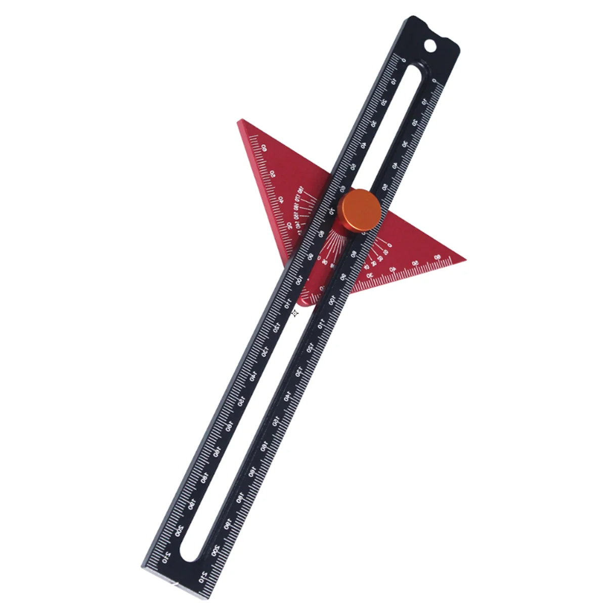 AluminumTSquareRuler180DegreeRotatingMarkingGaugePrecisionWoodworkingMeasuringToolwithEasyReadLayout-2013981-6
