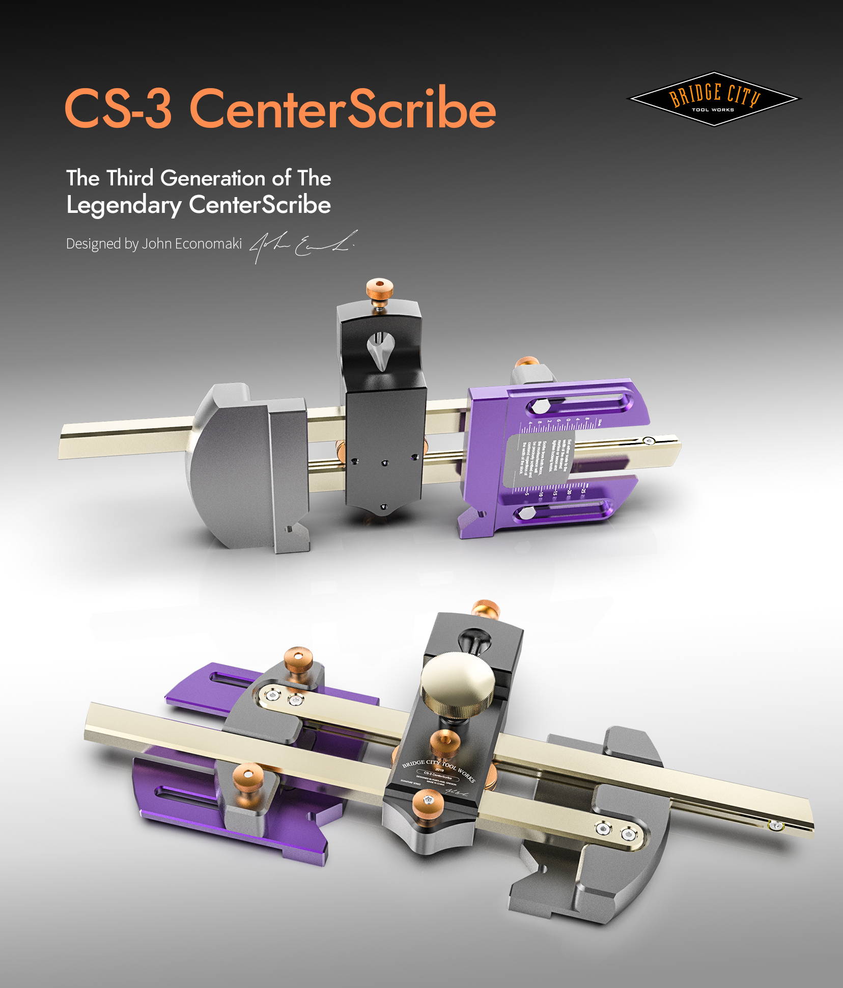 BRIDGECITYTOOLWORKSCS-3CenterScribeLocatorCenterFinderbuilt-inMortiseorTenonAttachmentPrecisionMarki-2006696-1