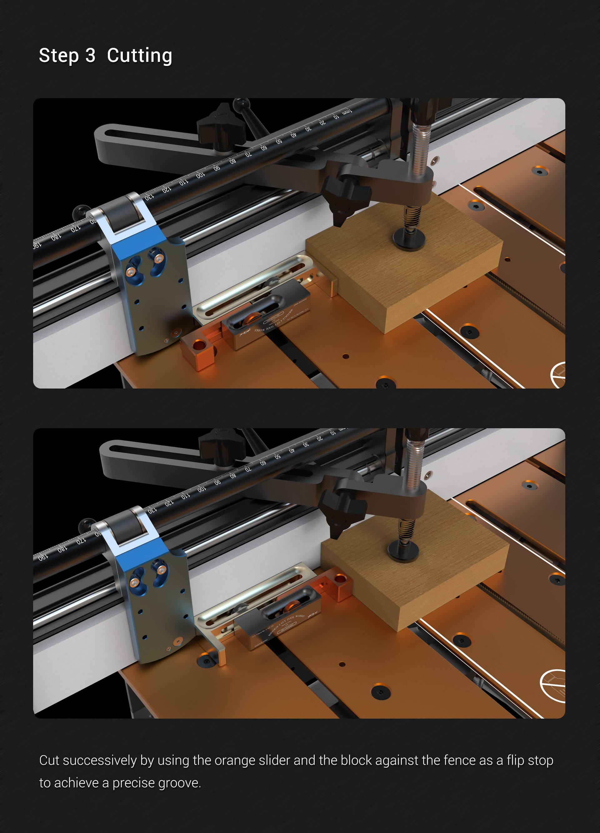 BRIDGECITYTOOLWORKSKM-1KerfMakerAluminumAlloyWoodworkingToolwithMaxKerfWidth12PrecisionVersatilityfo-2006709-5