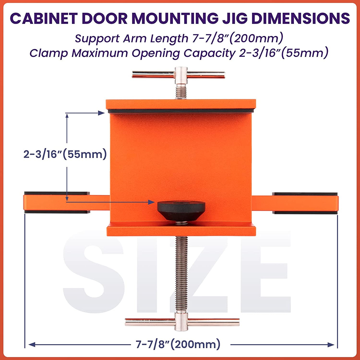 CabinetDoorMountingJigSupportArmandClampIntegratedAluminumAlloyBodyHeavyDutyToolforCabinetswithFaceF-1987826-6