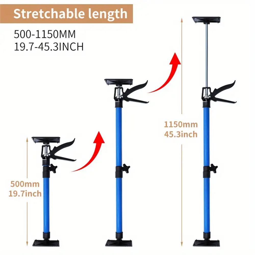 CabinetJackSupportPoleAdjustable197-453InchesSteelTelescopicQuickSupportRod3rdHandSupportSystemForCa-2000761-3