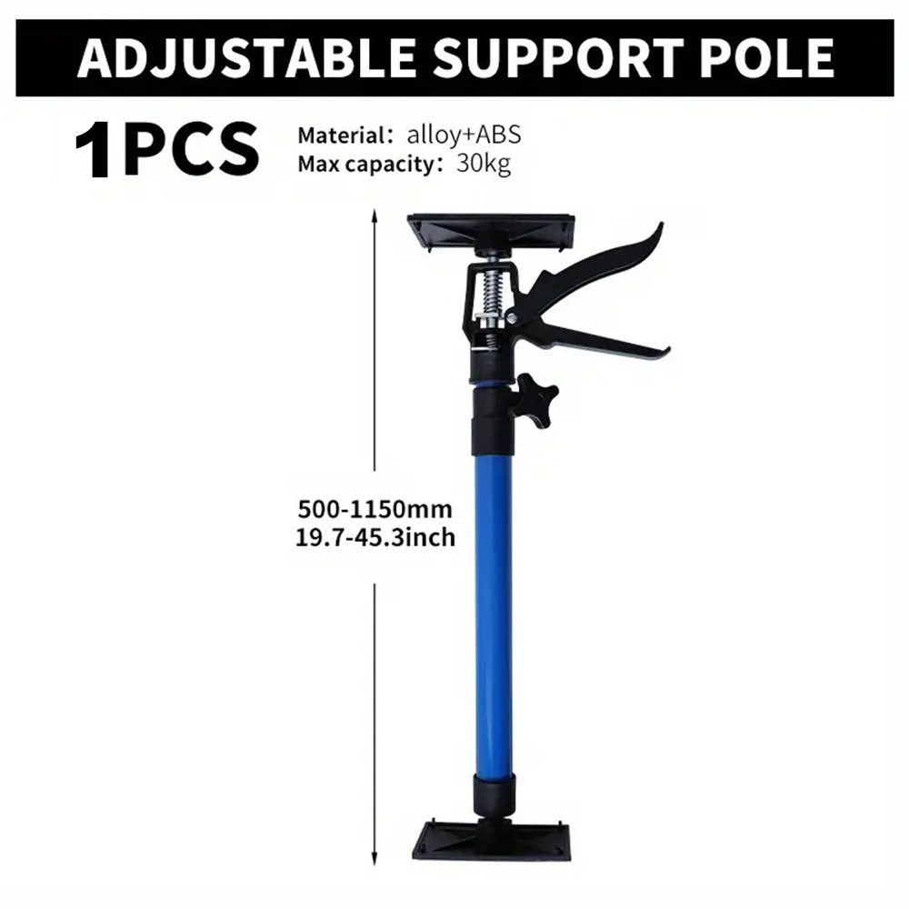 CabinetJackSupportPoleAdjustable197-453InchesSteelTelescopicQuickSupportRod3rdHandSupportSystemForCa-2000761-10