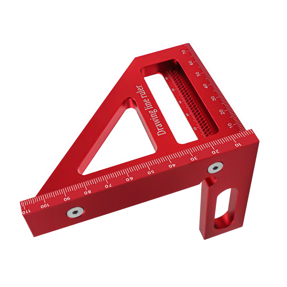 CarpenterSquareAluminumMiterTriangleHoleRulerWoodworkingSquareProtractor3DMultiAngle4590DegreeLayout-1993061-10
