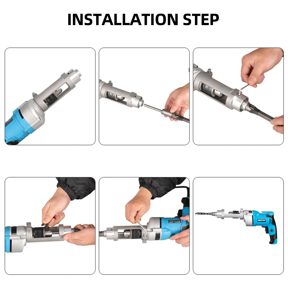 CastAluminumSquareHoleDrillBitAdapterforHandElectricDrillsEasyInstallationDurableWoodworkingToolwith-2010498-4