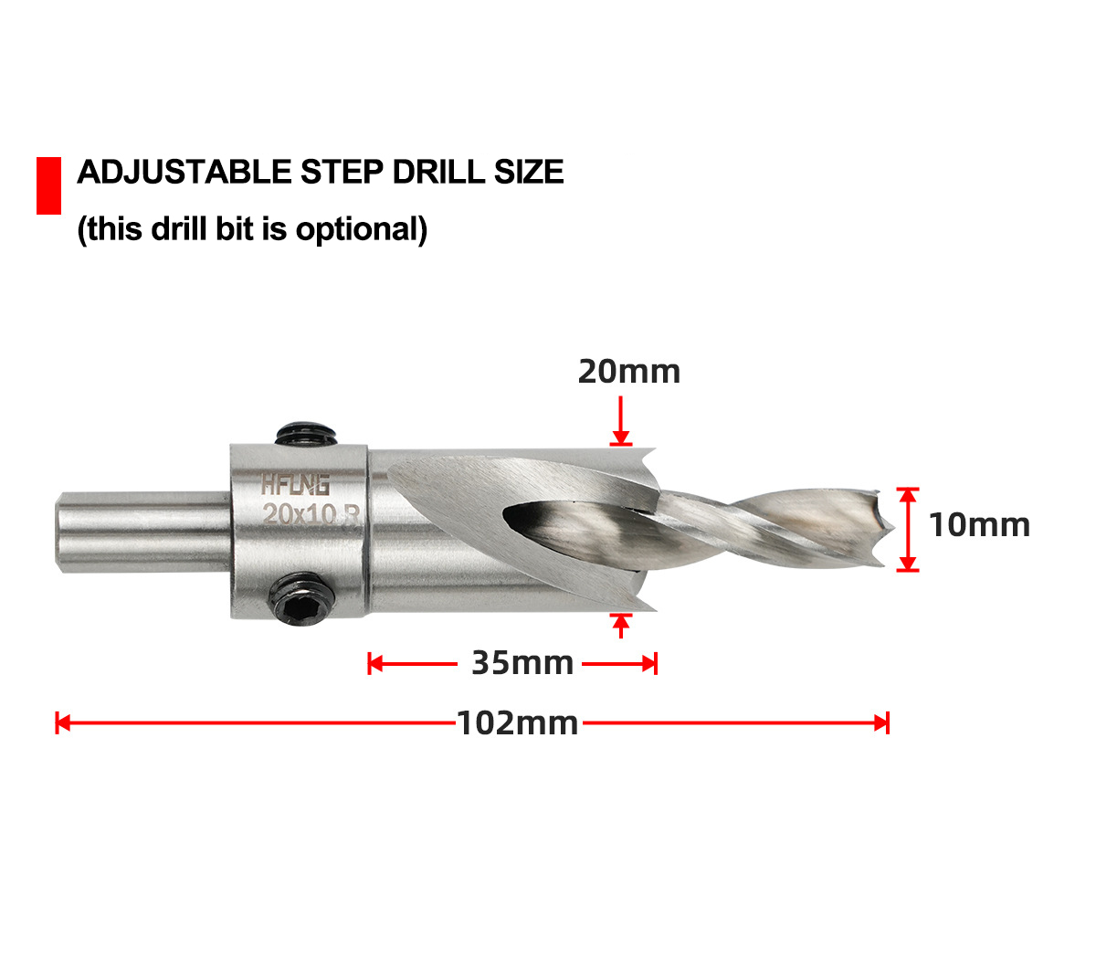 CircleRodAngleHolePunchwithAdjustable30-70mmClampand0-60DegreePunchAngleLightweightHighPrecisionEdur-2010240-14