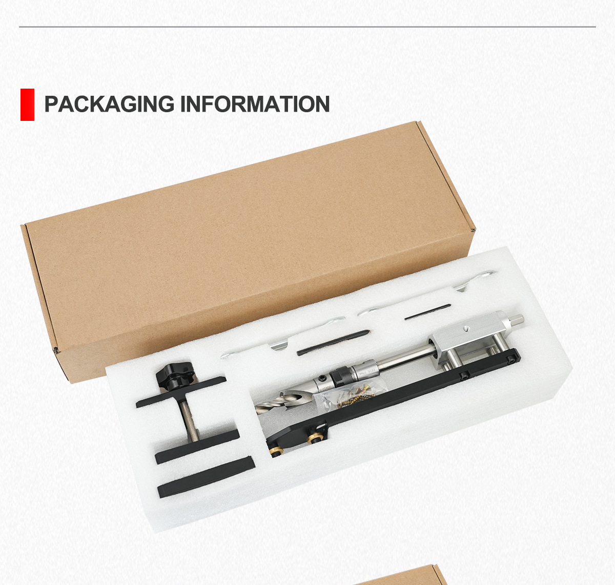 CircleRodAngleHolePunchwithAdjustable30-70mmClampand0-60DegreePunchAngleLightweightHighPrecisionEdur-2010240-9