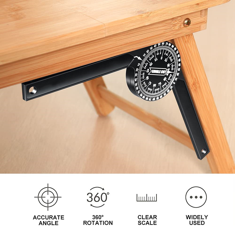 DOCTORWOODAluminumProtractorAngleFinderWoodworkingMiterSawProtractor-1979499-1