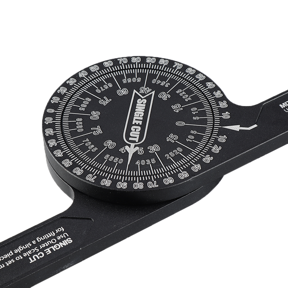 DOCTORWOODAluminumProtractorAngleFinderWoodworkingMiterSawProtractor-1979499-8