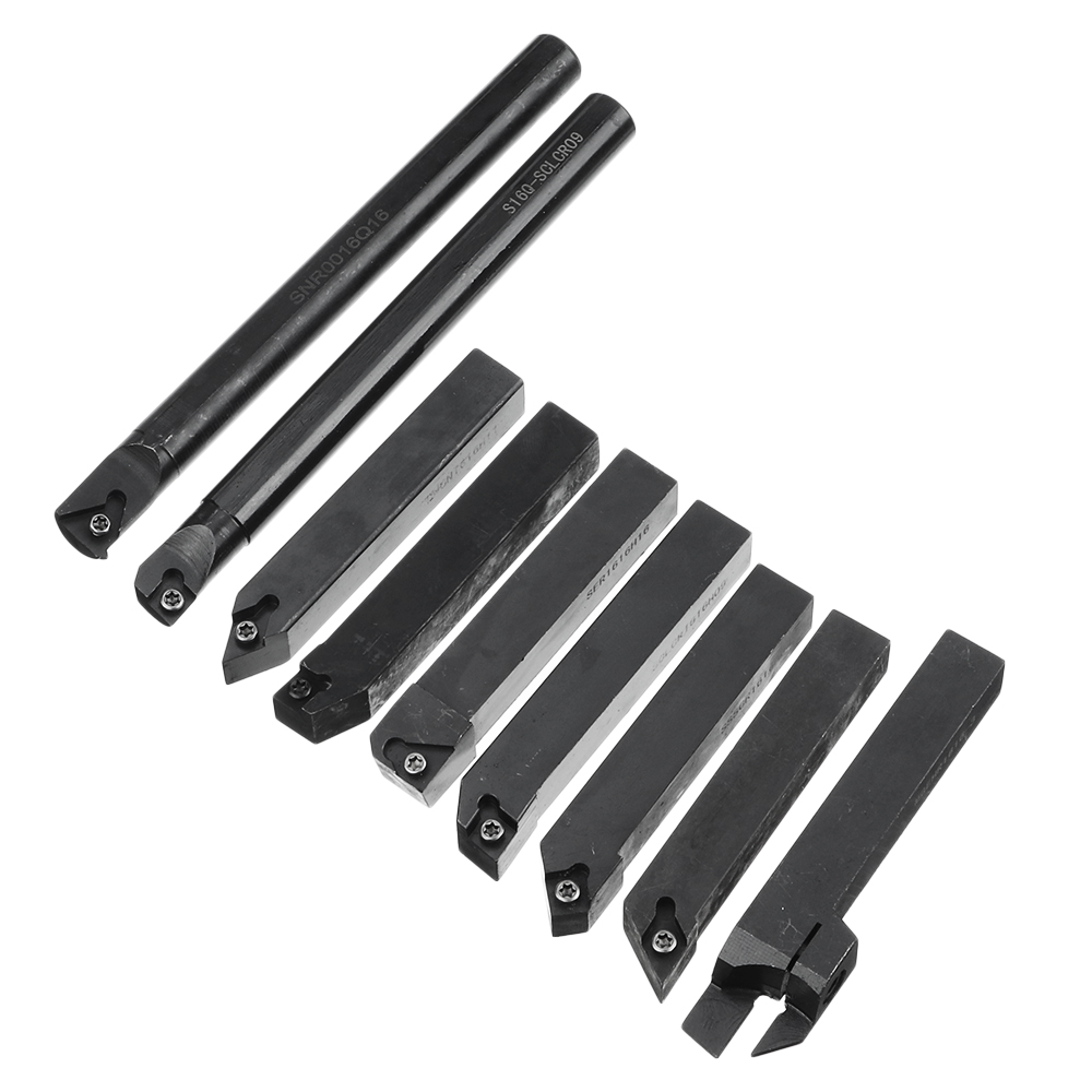 Drillpro9pcs16mmShankLatheBoringBarTurningToolHolderSetwithCarbideInserts-1763620-2