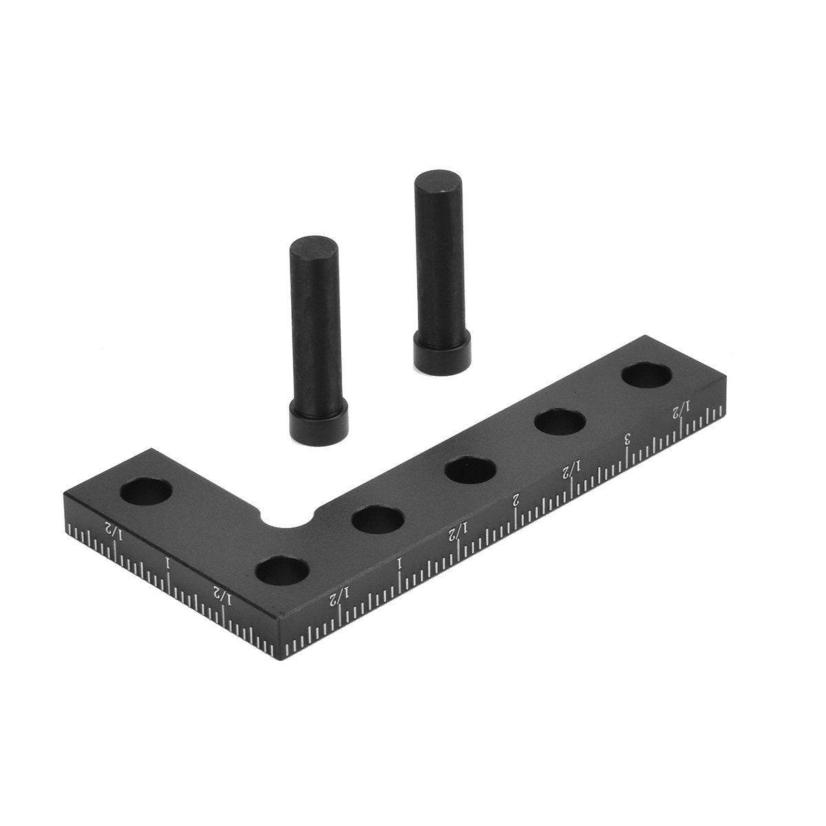 DurableAluminumAlloySquareRulerPOMWoodworkingHeightRulerwith90DegreeAngleMetricImperialScaleLineScri-2002315-11