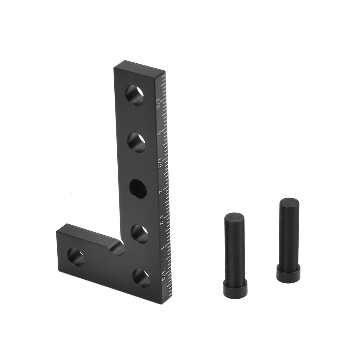 DurableAluminumAlloySquareRulerPOMWoodworkingHeightRulerwith90DegreeAngleMetricImperialScaleLineScri-2002315-7