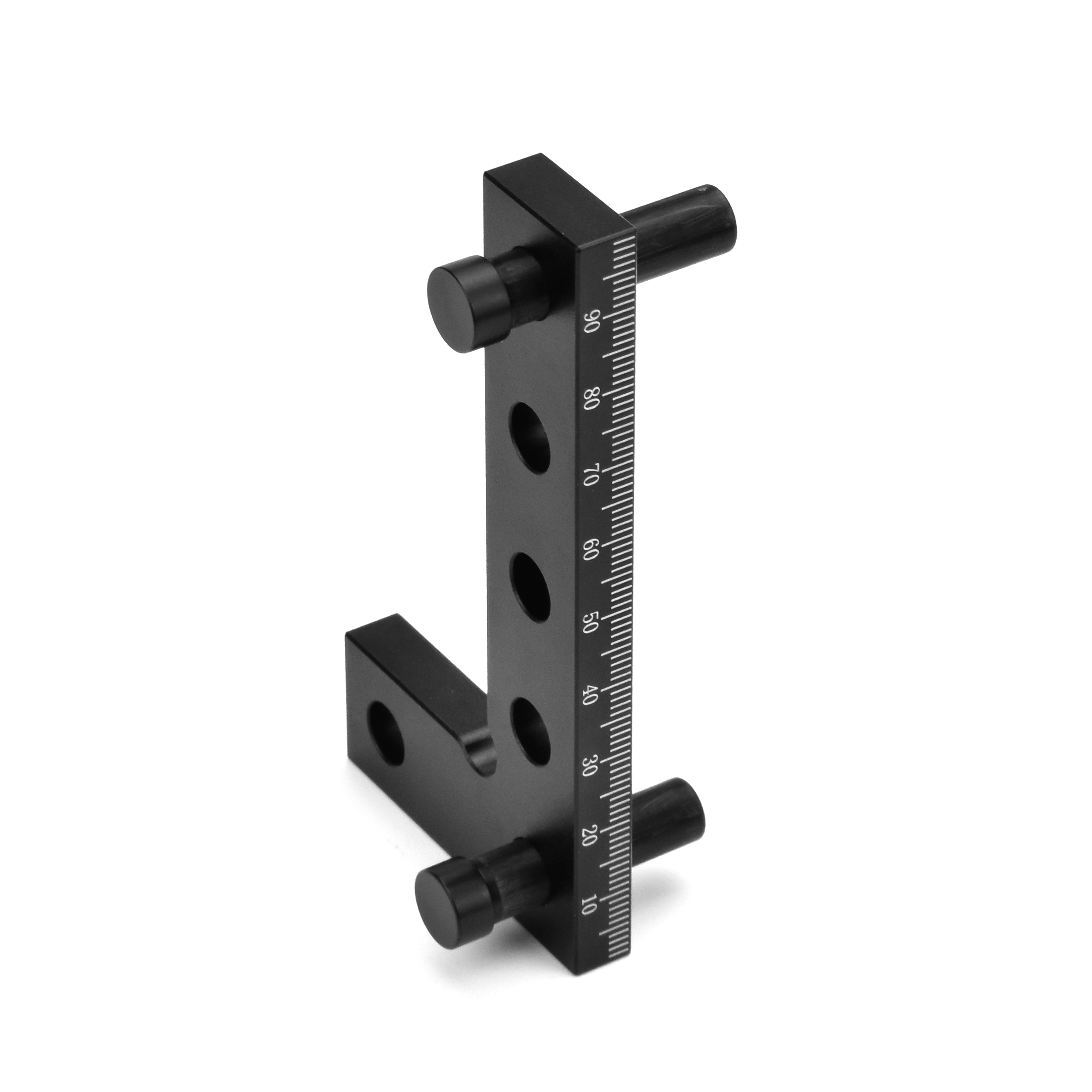 DurableAluminumAlloySquareRulerPOMWoodworkingHeightRulerwith90DegreeAngleMetricImperialScaleLineScri-2002315-8