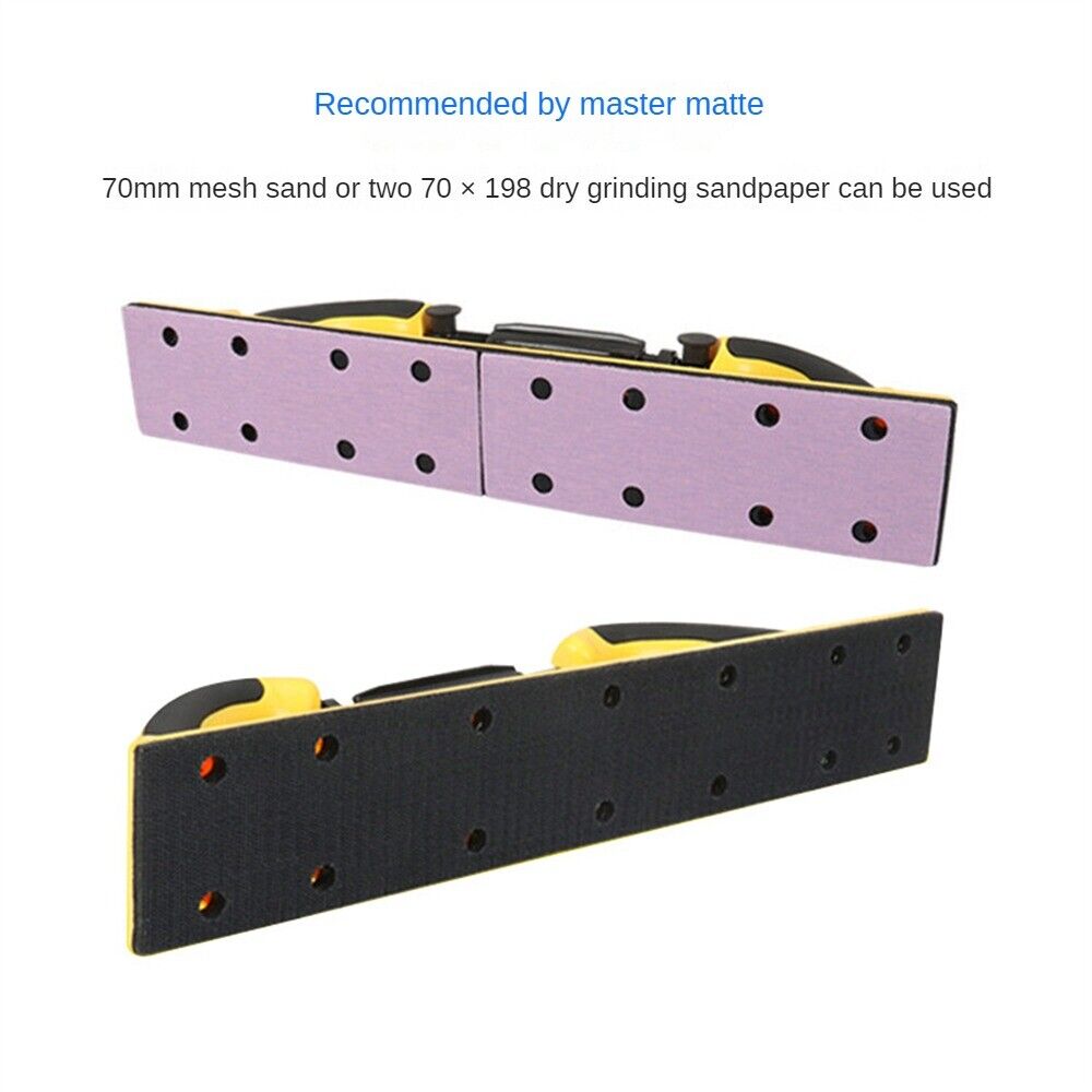 DurableDustExtractionHandSandingFileBlock70400mmLongboardwithHookandLoopforPolishingSandingIdealforW-2003157-9