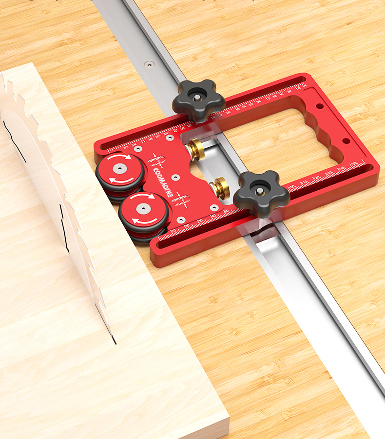 ENJOYWOOD160mmExtendedStockGuidewithOne-WayWheelandSafetyAuxiliaryToolVersatileforTableSawBandSawCir-2015465-1
