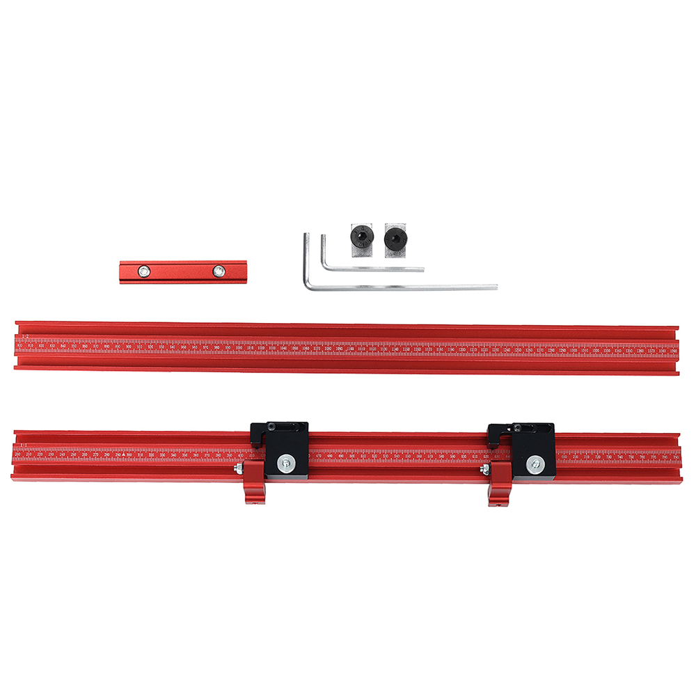 ENJOYWOODAluminumAlloyWoodworkingExtensionGuideRailT-trackConnectorforTrackSawRailParallelGuideSyste-1939050-1
