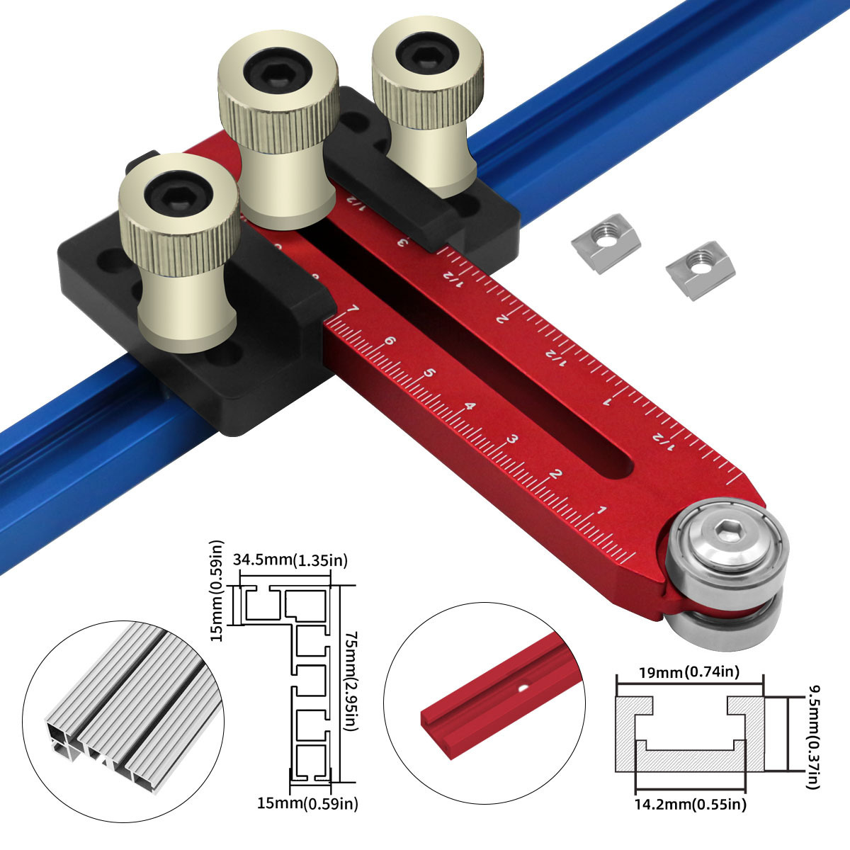 ExtendedThinRipGuideJigTableSawJigStockGuidePrecisionFenceGuideforMakingRepetitiveNarrowStripCutsonT-1990538-2