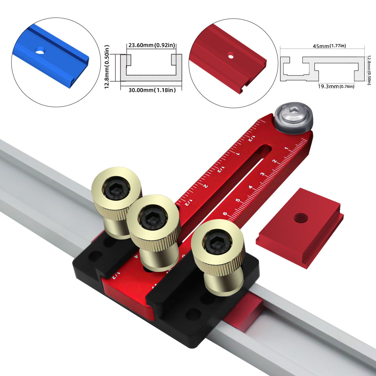 ExtendedThinRipGuideJigTableSawJigStockGuidePrecisionFenceGuideforMakingRepetitiveNarrowStripCutsonT-1990538-3