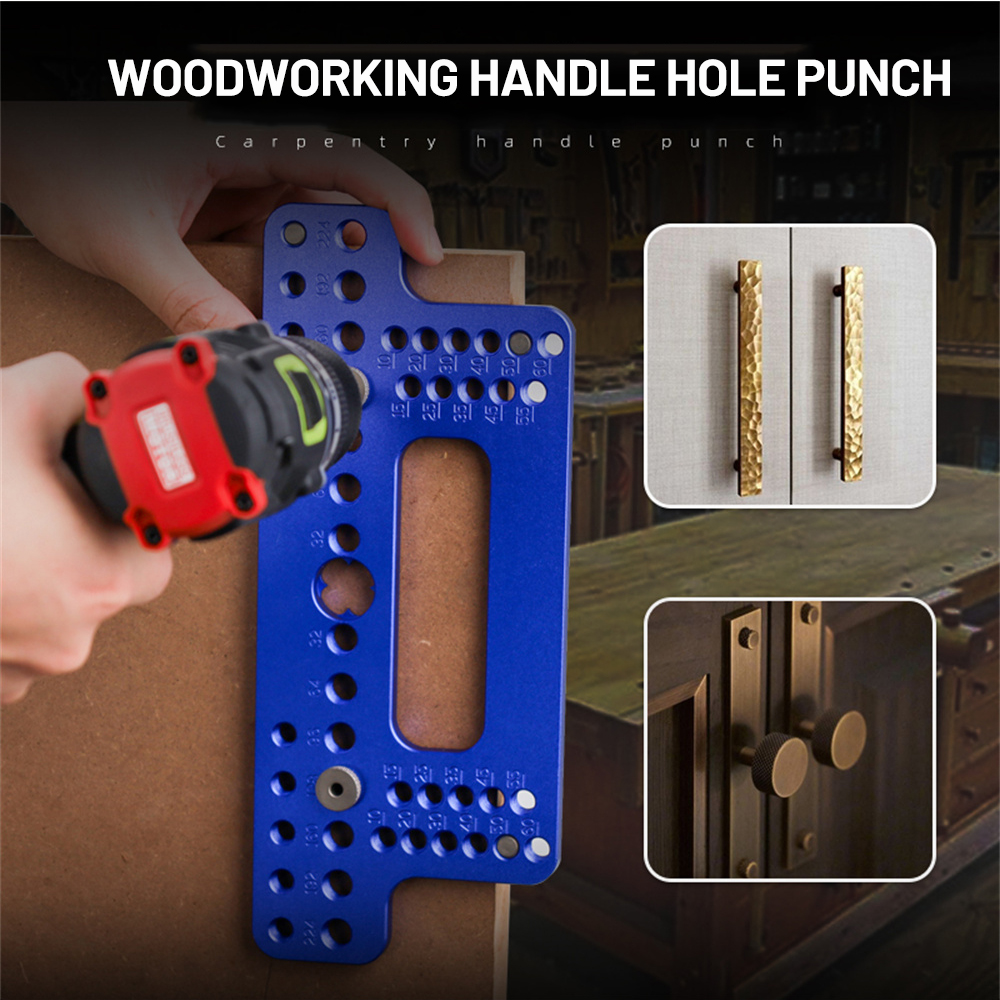 FonsonToolsCabinetHardwareJigDrillGuideHolePunchPositioningforHandlesandPullsonDrawersCabinetsDoors-2014636-2