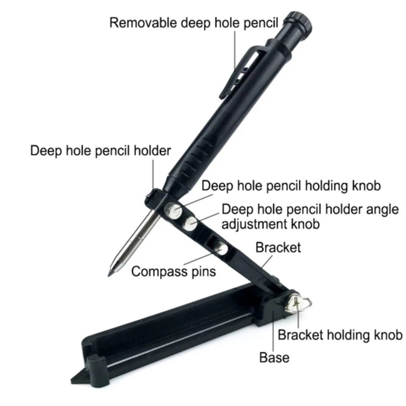 Multi-functionScribingToolDIYWoodworkingAdjustablePlasticMetalProfileScribingRulerContourGaugeScribe-1978806-4