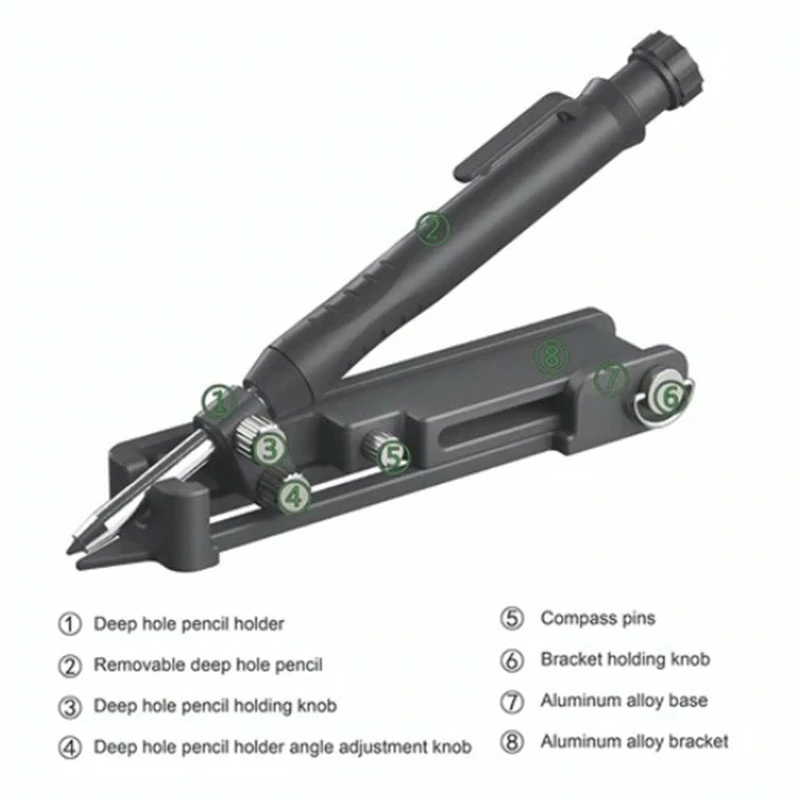 Multi-functionScribingToolDIYWoodworkingAdjustablePlasticMetalProfileScribingRulerContourGaugeScribe-1978806-5