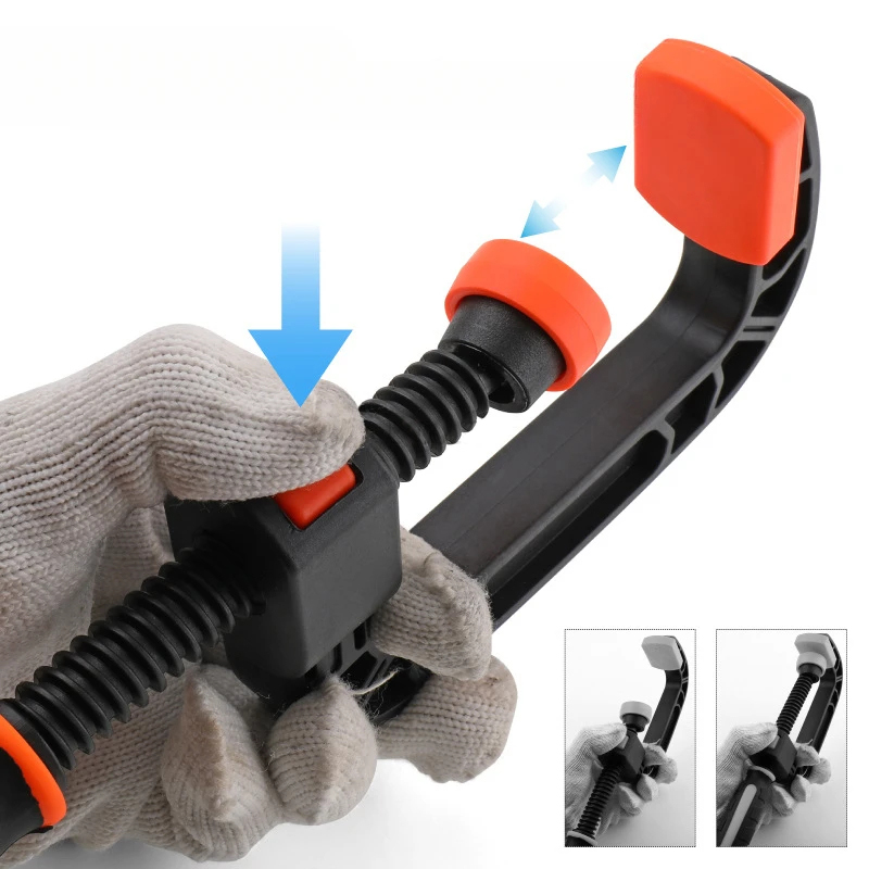 PlaticHeavyDutyC-shapedClipG-shapedClampwithQuickButtonMovableChuckforWoodworkingNylonFixingClampHig-2013819-4