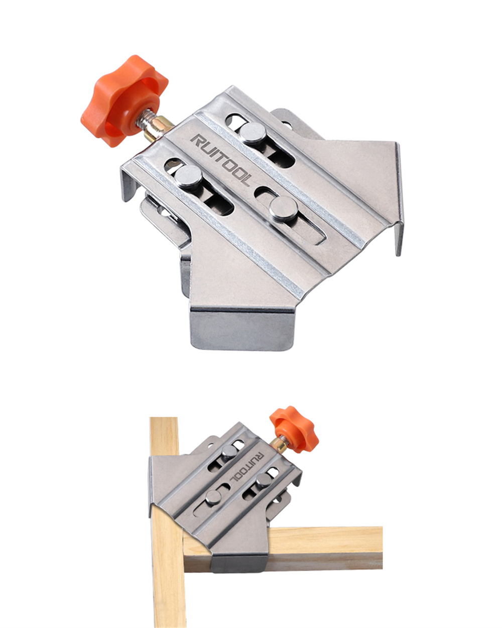 RightAngleClampWoodworkingPremiumAdjustableClampforT-LJoints16mm35mmClampingRangeVersatileToolforPre-1999668-9