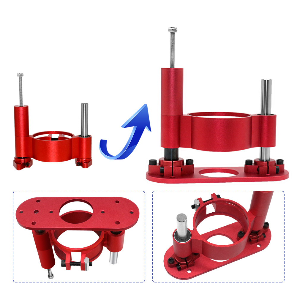 RouterLift65mmUniversalTrimmingMachineRouterLiftTableBaseforWoodworkingBenchesTableSawAluminumAlloyB-1989509-10